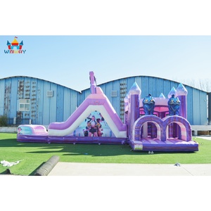 Château gonflable WINWAY K-Pop, parcours d'obstacles, maison de rebond Demon, matériau PVC, certifié CE, logo personnalisé, installation facile, capacité de 5 à 10 personnes - Product Image 3