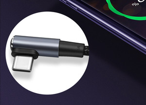 Pd 100W Cáp Dữ Liệu 5A Bện Siêu Nhanh Sạc Cáp Cho Chơi Game Khuỷu Tay Loại C Để Loại C Đa Điện Thoại Sạc Cáp Phụ Kiện - Product Image 5