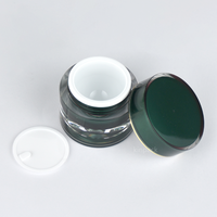 Emballage cosmétique artisanal personnalisé en acrylique recyclable de luxe pour produits de soin de la peau