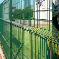 Panneaux de clôture rigides en PVC pour extérieur, durables et protecteurs, en treillis soudé, clôture de jardin 3D