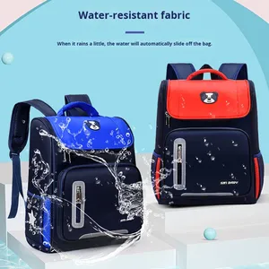Sac d'école pour garçons d'école primaire, <span class=keywords><strong>maternelle</strong></span>, 1ère à 6ème année, double épaule, protection de la colonne vertébrale, espace <span class=keywords><strong>personnalisable</strong></span>, logo - Product Image 3