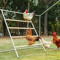 Barras de perca de pollo grandes, escalera de gallinero, accesorio de granja duradero