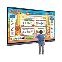 Tableau interactif avec écran tactile HD 55 65 75 85 86 98 100 110 pouces pour une utilisation en classe, en réunion et pour la formation