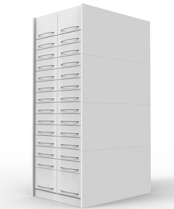 Columnas de Almacenamiento Médico, Estante Deslizante de Metal para Farmacia - Product Image 3