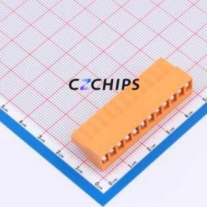 MXHT396K-3.96-12P-OE01-Cu-S-A Plug-in Terminal Block P=3.96mm Connector Screw Fixing 1x12P 3.96mm Orange - Product Image 2