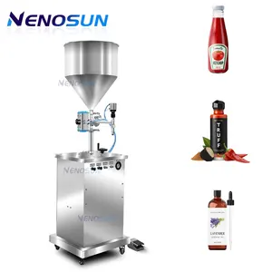 Nenosun半自動充填機ペッパーソースジャムケチャップホットソース洗剤エッセンシャルオイルローション水