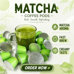 Capsules de Matcha <span class=keywords><strong>Latte</strong></span> à préparation rapide One Touch Brew, qualité barista, saveur pure et fraîche, moments de Matcha. - Product Image 4