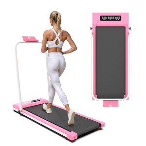 Tapis de course électrique pliable intelligent avec écran LED, tapis de marche portable pour usage domestique, fonctionnalités de test de fréquence cardiaque - Product Image 1