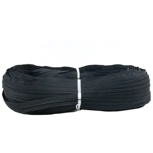 Nhà Sản Xuất Nylon Dây Kéo Nguyên Đen Chết Cuộn Kích Thước 5 Băng Nylon Dây Kéo Dài Chuỗi Nylon Dây Kéo Cho Túi - Product Image 2