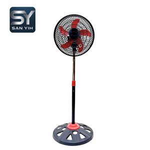 Ventilador Industrial de Pie con Múltiples Opciones de Color, Turbo Grill de 10 Pulgadas, Base de 5 Orificios Circulares ABS, 110V - Product Image 1