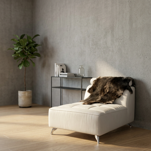 Ensemble de chaises de salon minimalistes en tissu marron avec structure en métal, design moderne pour usage intérieur - Product Image 3