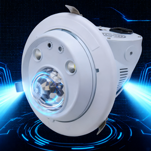 UNOXINE Professionnel 4-en-1 15W Lumière laser <span class=keywords><strong>rouge</strong></span>/verte avec stroboscope et lumières mobiles RGBW pour DJ Concerts Contrôle DMX512 - Product Image 3