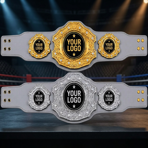 Cinturón de Campeonato Personalizado OEM ODM, Diseño Personalizado, Talla Adulto, para Lucha Libre, Muay Thai, Aikido, Karate, Transpirable, Unisex - Product Image 1