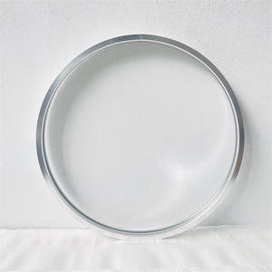 Cadre de peinture à l'huile rond en aluminium simple moderne cadre intérieur en toile à l'huile pour cadre <span class=keywords><strong>photo</strong></span> en métal de diamètre intérieur de 30cm - Product Image 3