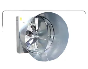 Large Air Volume 40in Yuyun Sanhe Belt Driven Double Doors Cone Ventilation Fan