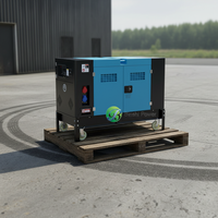 Groupe électrogène diesel silencieux à refroidissement par eau, 3 cylindres, 1500 tr/min, 50 Hz, avec démarrage automatique et fonction ATS