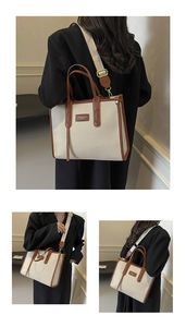 2025 Crossbody Draagtas Voor Dames Met Grote Capaciteit, Geavanceerd Gevoel Mode Schouder Handheld Ritssluiting Strass - Product Image 2