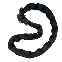 Antivol de chaîne de vélo avec protection renforcée de 6 mm et double couche