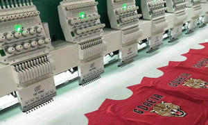 12 cabezas plana industrial de bordado de la máquina para la venta con alta precisión - Product Image 5