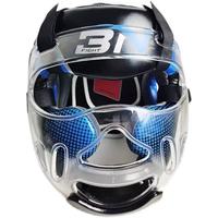 Masque d'entraînement de Taekwondo unisexe en ABS imperméable imprimé sur mesure Quteng, masque facial amovible