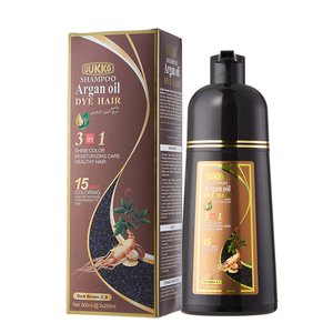 Shampoo UUKKG pour <span class=keywords><strong>cheveux</strong></span> blancs et gris, crème colorante noire, sans ammoniaque, ne colle pas à la peau ni au cuir chevelu, shampooing colorant pour <span class=keywords><strong>cheveux</strong></span> noirs - Product Image 5