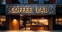 Panneau signalétique 3D personnalisé en acrylique avec éclairage LED lumineux pour extérieur, mur, devanture de magasin, centre commercial, parc, enseigne d'entreprise