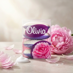 Peony Essence Family Bar <b>Soap</b> 4-Piece Pack with Glycerin and Lanolin for Hand and Body Care 4 × 105 g Olivia - Product Image 2