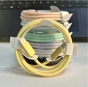 Câble de charge rapide USB C PD 60W avec blindage en feuille de PVC 1M Type-C vers Type-C pour iPhone 16 17pro Max - Product Image 5