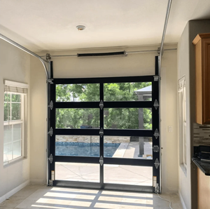 <span class=keywords><strong>Porte</strong></span> de <span class=keywords><strong>garage</strong></span> en verre isolée 16x7 pleine vue personnalisée <span class=keywords><strong>porte</strong></span> de <span class=keywords><strong>garage</strong></span> à volet roulant simple transparent pour la <span class=keywords><strong>maison</strong></span> - Product Image 2