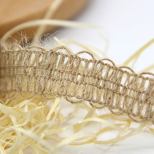 Fabbrica diretta di juta tessitura cordicella nastro di pizzo per festa di nozze decorazione per la casa fai da te scatola regalo confezione orecchini - Product Image 5