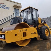 Rouleau compresseur Caterpillar CS683E d'occasion de bonne qualité, d'origine japonaise, compresseur routier Cat CS683E, rouleaux compacteurs Caterpillar
