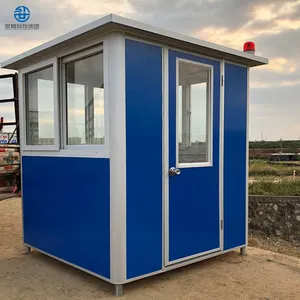 Sandwich Panel Color Custom Guard House Design Water-proof Security Booth Guard