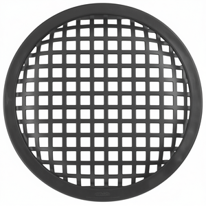 10 Inch <b>Speaker</b> Grille Black Round Grid Cover For <b>Audio</b> Equipment - Product Image 2
