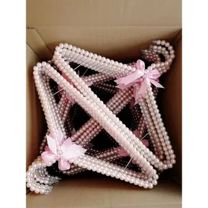 Cintres en plastique de luxe pour vêtements d'enfants et d'adultes, style princesse, pour robes de mariée, organisateur de vêtements pour la maison, la vente au détail et la vente en gros - Product Image 3