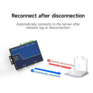 Serveurs série industriels à 2 canaux série NB124, génération 2, RS485/RS422/RS232, TCP/IP, port série Modbus vers port Ethernet - Product Image 6