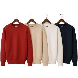 Men's Casual Slim Fit Standard <b>Plain</b> <b>Sweatshirts</b> for Men - Product Image 1