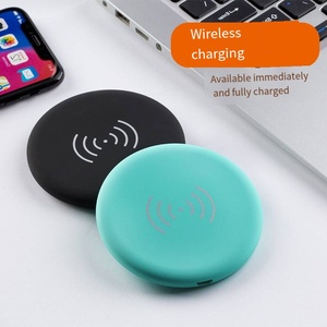 TBFIT 2025 Consumer Electronic Trending Products OEM logo Nuevo banco de energía inalámbrico de forma redonda 5000mAh - Product Image 3