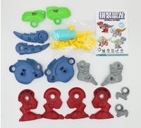 Jouets de dinosaures en plastique EVA, ensemble de construction avec outils, kit éducatif DIY pour cadeau de Pâques, jouets de dinosaures pour enfants