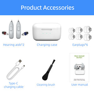 อุปกรณ์ช่วยฟัง Bte สามารถชาร์จได้ด้วยบลูทูธอุปกรณ์ช่วยฟัง32ช่องสำหรับผู้สูงอายุ - Product Image 5