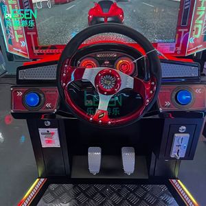 Machine de jeu d'arcade de course automobile simulateur vidéo à monnayeur, modèle Outrun, avec vidéo HD de course rapide, en promotion - Product Image 5