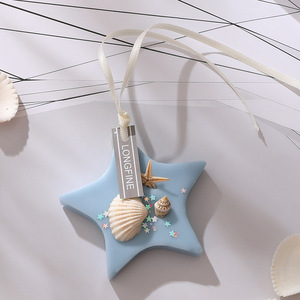 Sachet de cire parfumée Thème Océan avec étoiles et coquillages, Désodorisant pour placard, Parfum d'ambiance, Cadeau de mariage, Cadeau de vacances d'été - Product Image 2