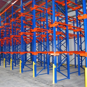 Sistema di Racking Pallet Drive-In a 5 livelli ad alta densità di stoccaggio resistente resistente In acciaio prezzo diretto della fabbrica - Product Image 1