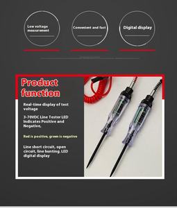 Baidi xe hiển thị kỹ thuật số <span class=keywords><strong>Tester</strong></span> 6-24V Bút chì lỗi Mạch hiển thị kỹ thuật số kiểm tra bút - Product Image 4