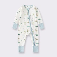 Nouvelle combinaison pour bébé, personnalisable avec des motifs imprimés, combinaison de pyjama pour garçons et filles, vente en gros