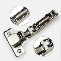 Charnières de porte 3D hydrauliques à fermeture douce et dissimulée pour meubles modernes, base réglable, cuisine, maison, bureau, appartement