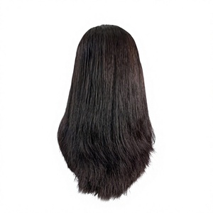 En gros, Cheveux humains vierges Remy lisses, Lace Frontal et Closure, à double trame machine, pour femmes - Product Image 3