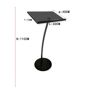 Podio de Acrílico Transparente con Base de Acero, Diseño Moderno, Mueble de <span class=keywords><strong>Teatro</strong></span> <span class=keywords><strong>para</strong></span> Exteriores, Escuelas e Iglesias - Product Image 6