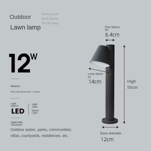 โคมไฟติดผนังพลังงานแสงอาทิตย์ LED กลางแจ้งพร้อมเซนเซอร์จับความเคลื่อนไหวกันน้ำใช้ในสวนและถนน IP65 - Product Image 5