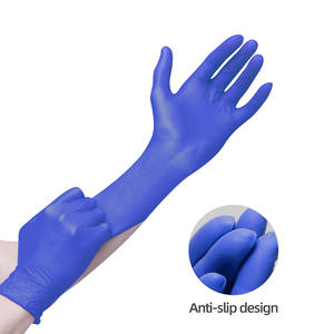 قفازات مختبر طبية تعمل باللمس باللمس للاستعمال مرة واحدة Guantes De Nitrilo - Product Image 4