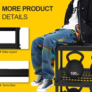 <span class=keywords><strong>Étagère</strong></span> <span class=keywords><strong>de</strong></span> rangement en plastique à 5 niveaux avec une capacité <span class=keywords><strong>de</strong></span> 1000 lb, montage sans outils et <span class=keywords><strong>étagère</strong></span>s ventilées pour une utilisation optimale, <span class=keywords><strong>étagère</strong></span> légère - Product Image 4